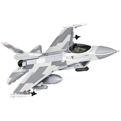 COBI Armed Forces SU-57 Felon Aircraft F-16C Fighting Falcon (PL) Plane Building Set, 463 Pieces