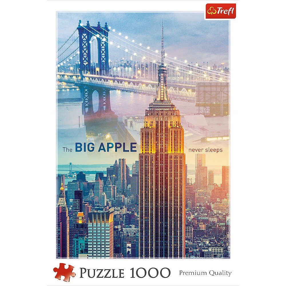 Trefl 1000 Piece Jigsaw Puzzle, New York at Dawn