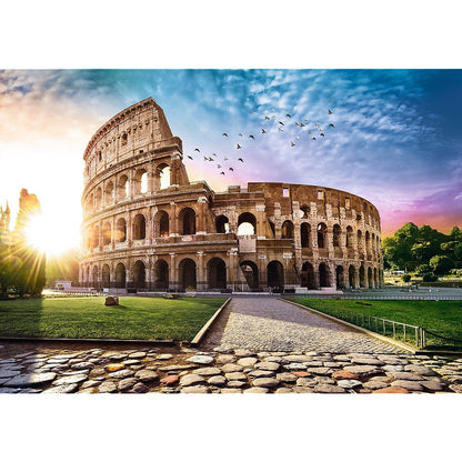 Trefl 1000 Piece Jigsaw Puzzle, Sun-Drenched Colosseum