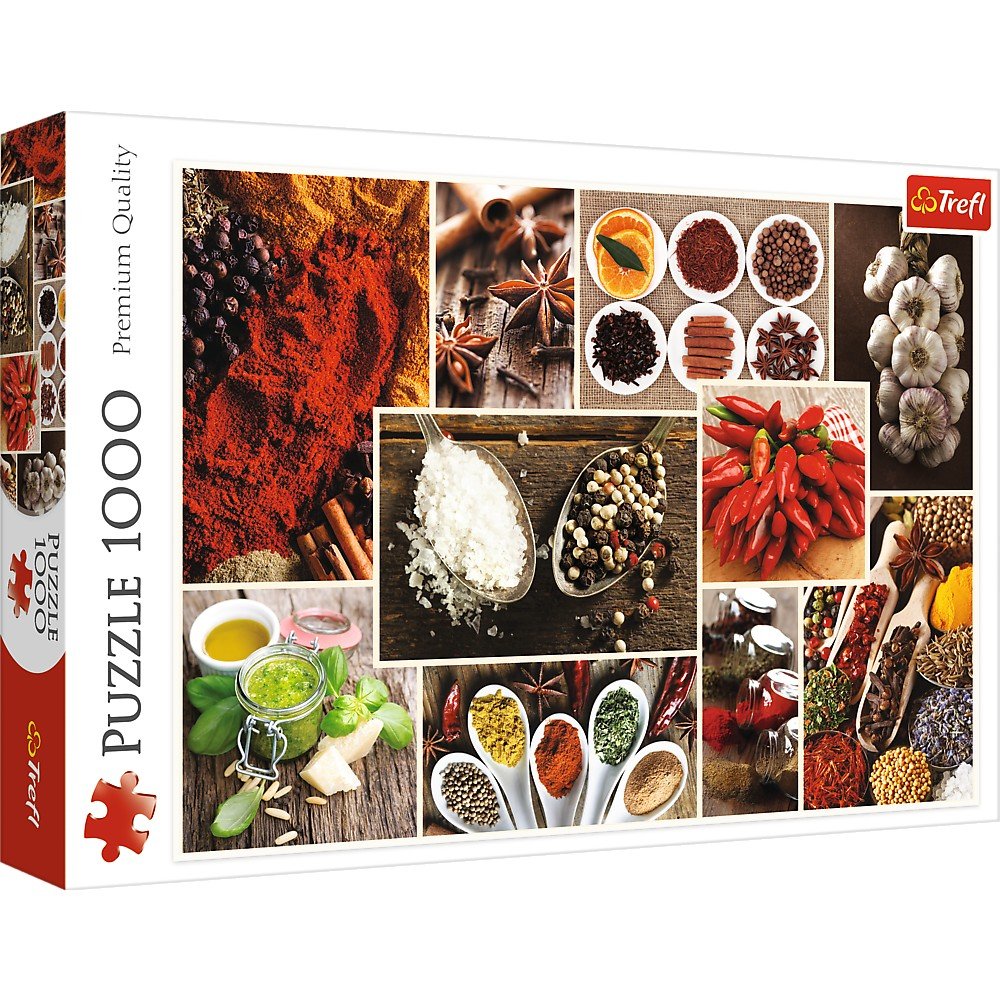 Trefl 1000 Piece Jigsaw Puzzle, Spices, Collage