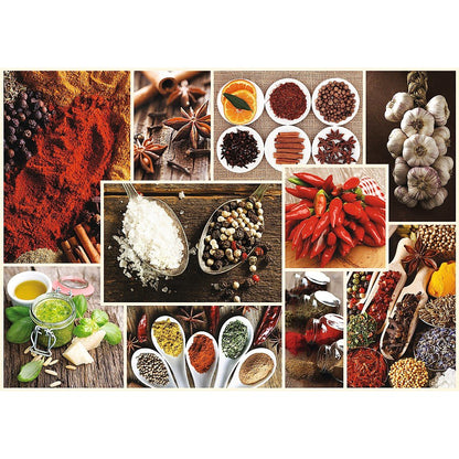 Trefl 1000 Piece Jigsaw Puzzle, Spices, Collage