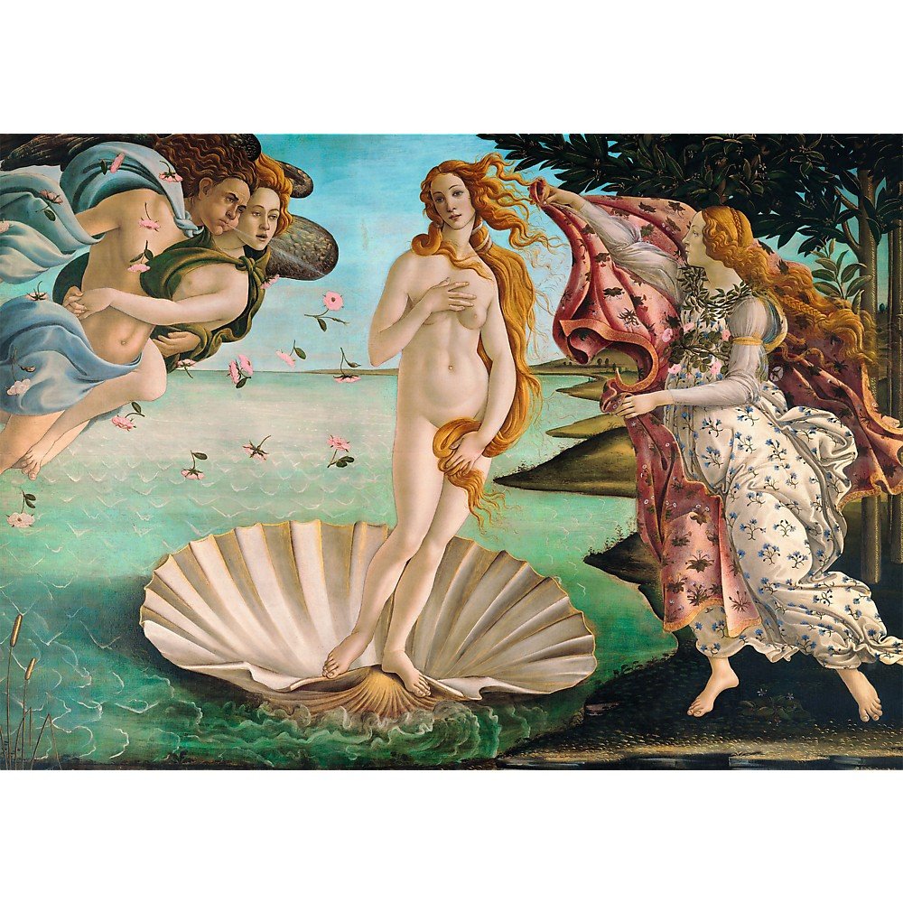Trefl 1000 Piece Jigsaw Puzzle, The Birth of Venus, Botticelli
