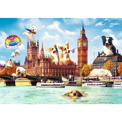 Trefl 1000 Piece Jigsaw Puzzle Dogs in London