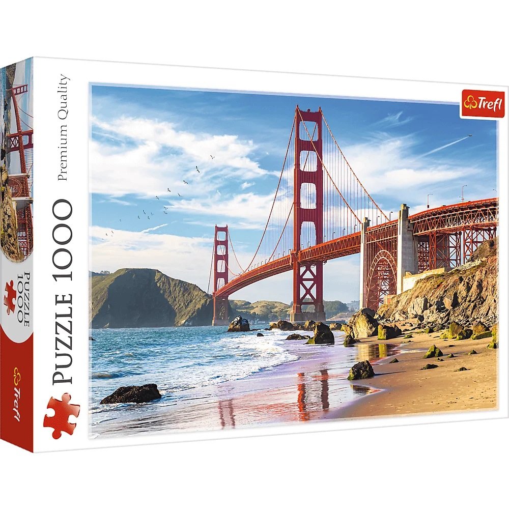 Trefl 1000 Piece Jigsaw Puzzle, Golden Gate Bridge, San Francisco, USA
