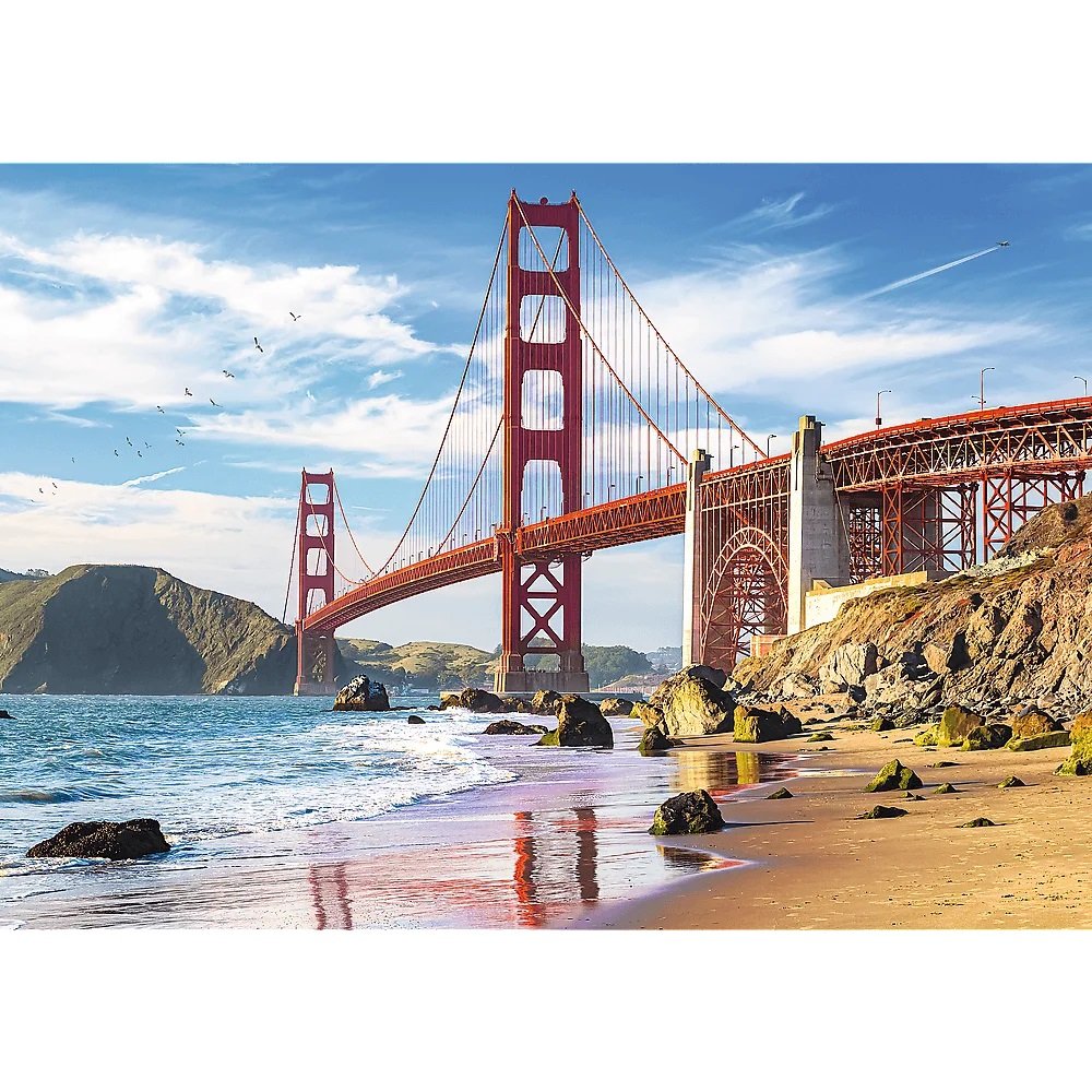 Trefl 1000 Piece Jigsaw Puzzle, Golden Gate Bridge, San Francisco, USA