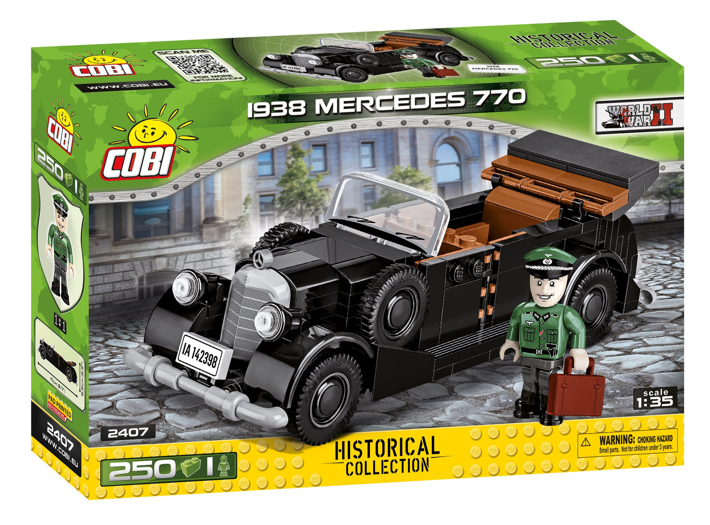COBI Historical Collection 1938 Mercedes 770 Vehicle