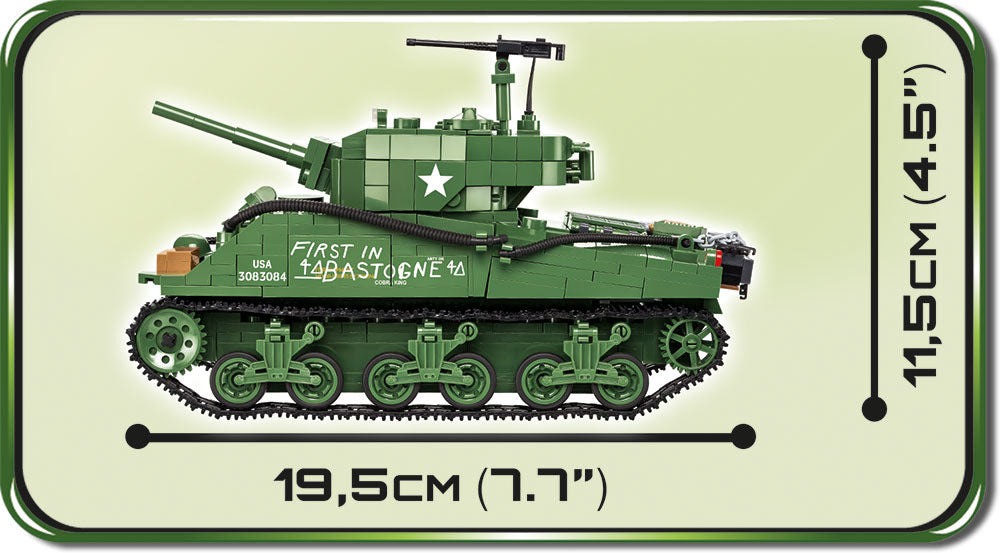 COBI Historical Collection Sherman M4A3E2 "Jumbo" Tank