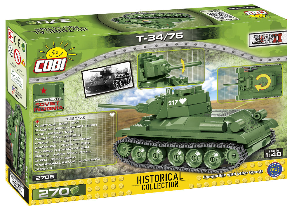 COBI Historical Collection T-34/76 Tank