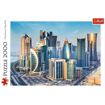 Trefl 2000 Piece Jigsaw Puzzle, Doha, Qatar