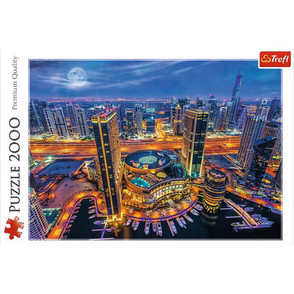 Trefl 2000 Piece Jigsaw Puzzle, Lights of Dubai
