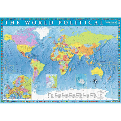 Trefl 2000 Piece Jigsaw Puzzle, Political Map of the World