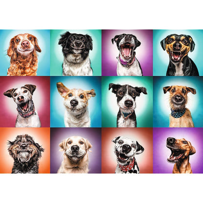 Trefl 2000 Piece Jigsaw Puzzle, Funny Dog Portraits II