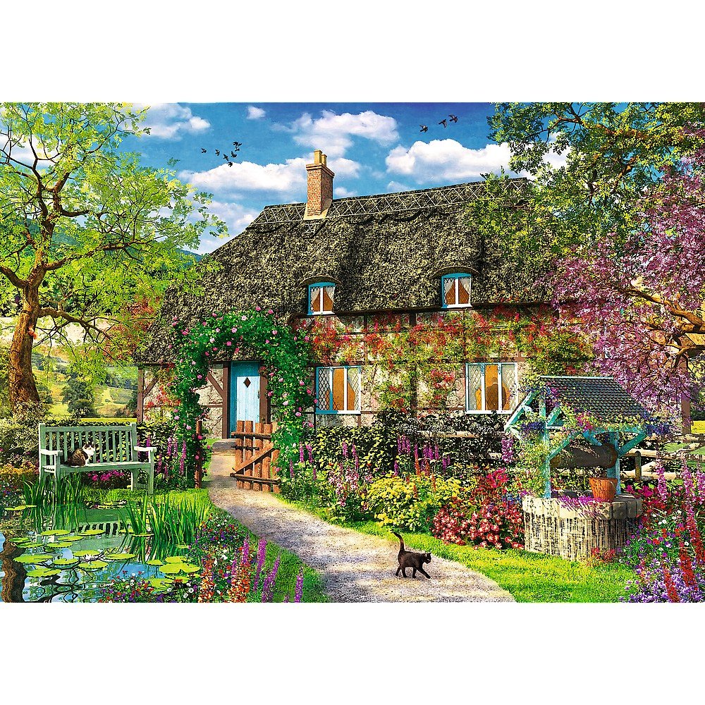 Trefl 2000 Piece Jigsaw Puzzle, Country Cottage
