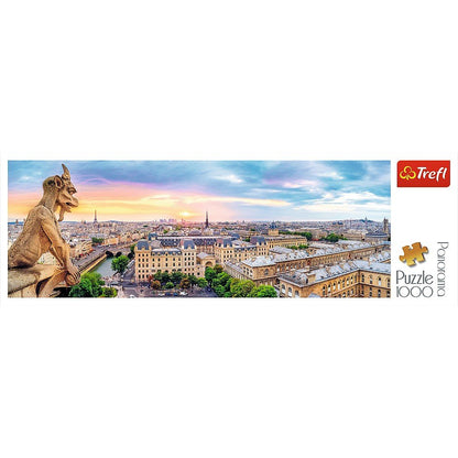 Trefl 1000 Piece Panorama Jigsaw Puzzle, View from the Cathedral Of Notre-Dame De Paris