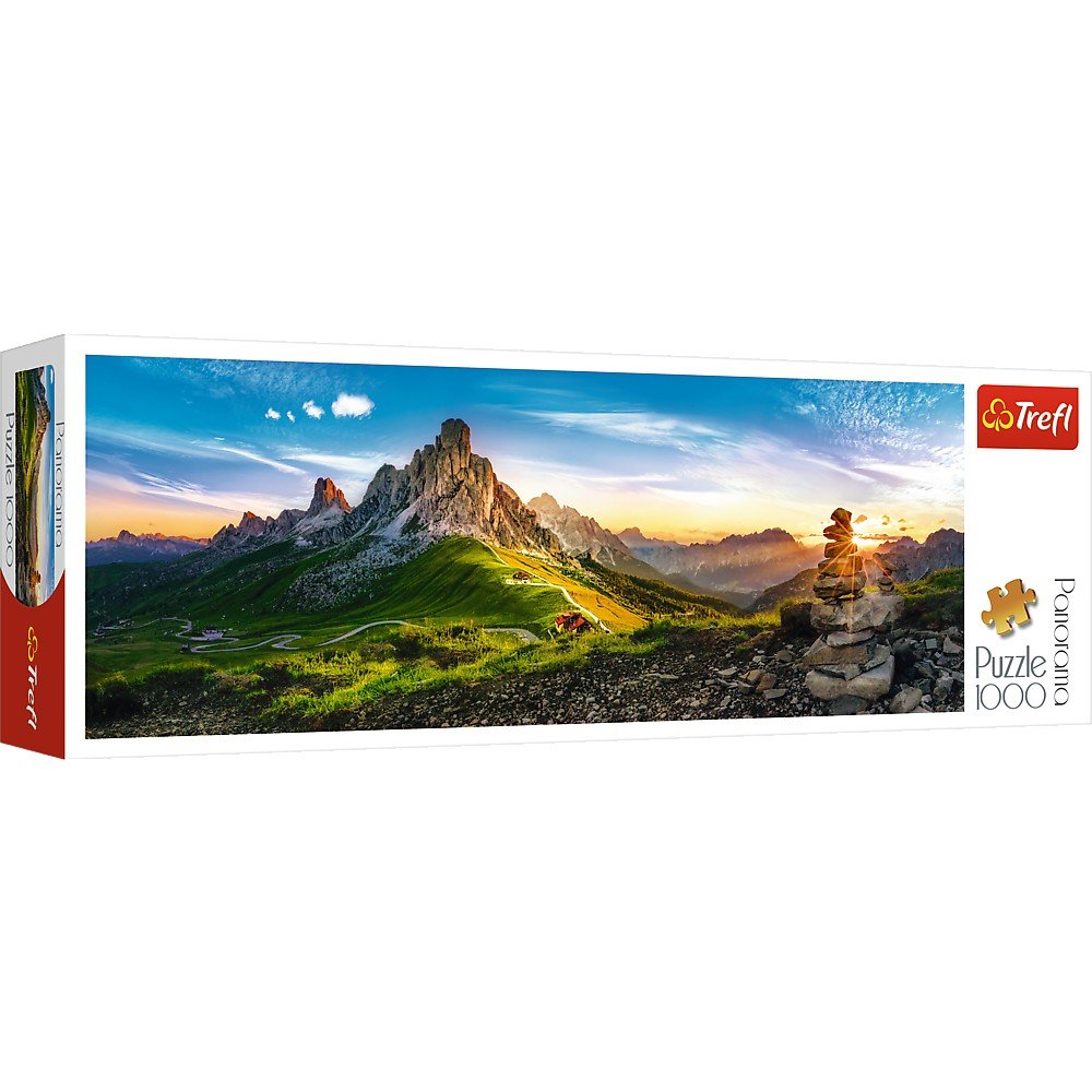 Trefl 1000 Piece Panorama Jigsaw Puzzle, Passo Di Giau, Dolomites