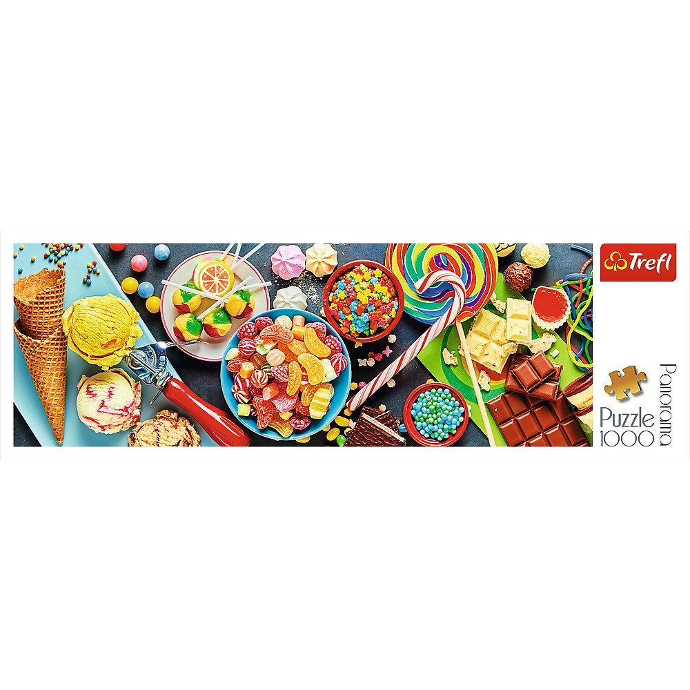 Trefl 1000 Piece Panorama Jigsaw Puzzle, Sweet Delights