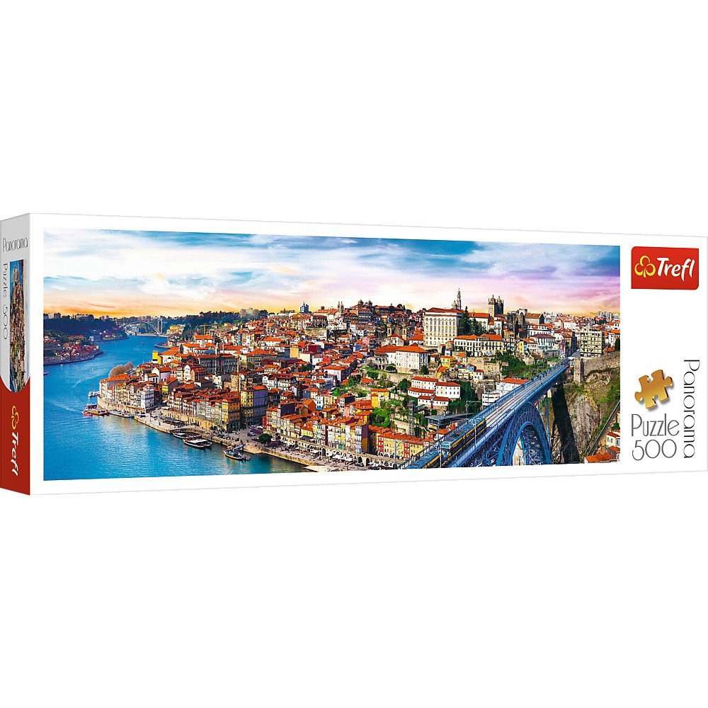 Trefl 500 Piece Panorama Jigsaw Puzzle, Porto, Portugal