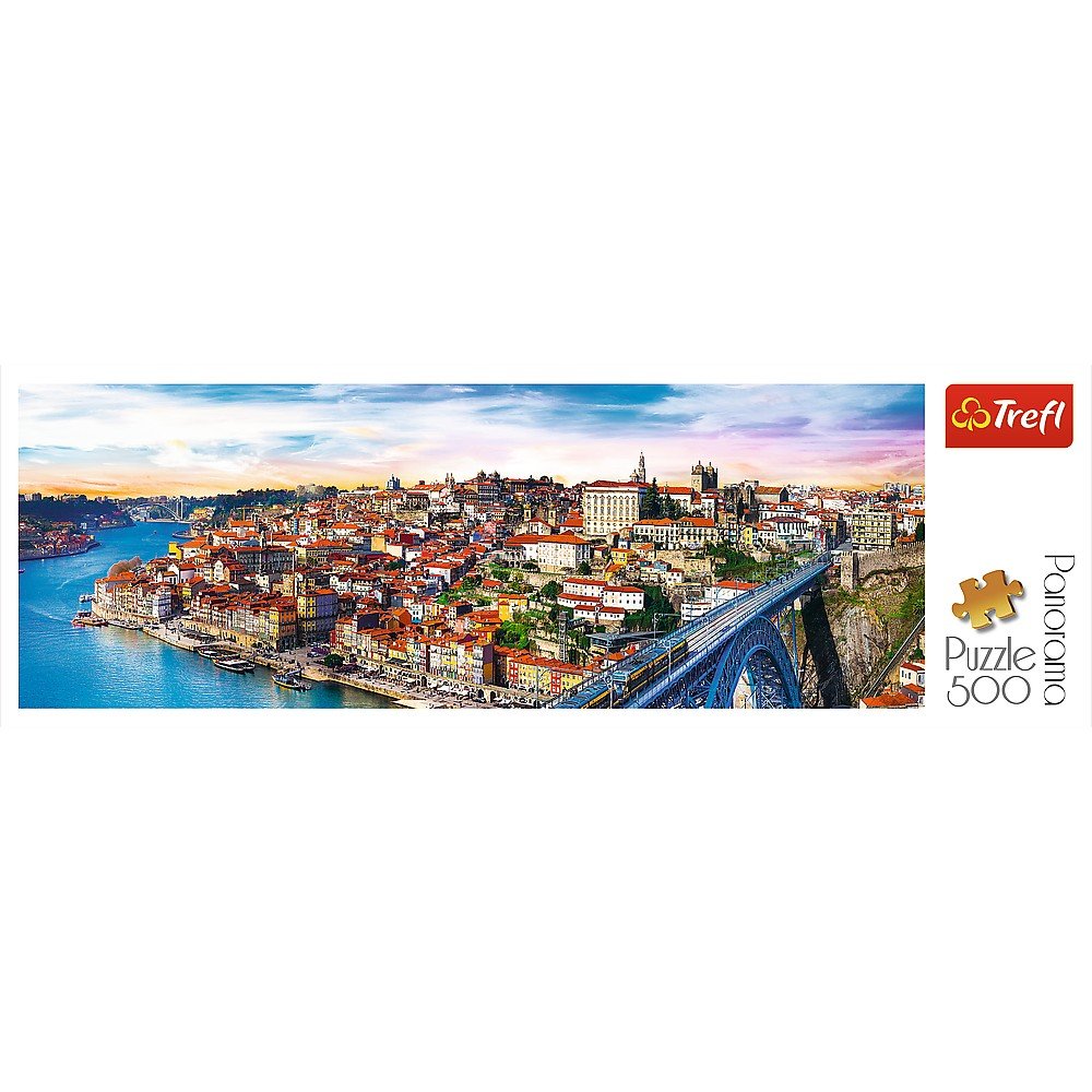 Trefl 500 Piece Panorama Jigsaw Puzzle, Porto, Portugal