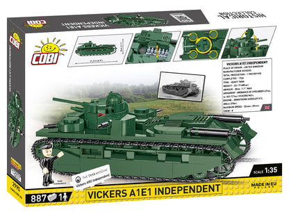 COBI Historical Collection: The Tank Museum VICKERS A1E1 INDEPENDENT Heavy Tank
