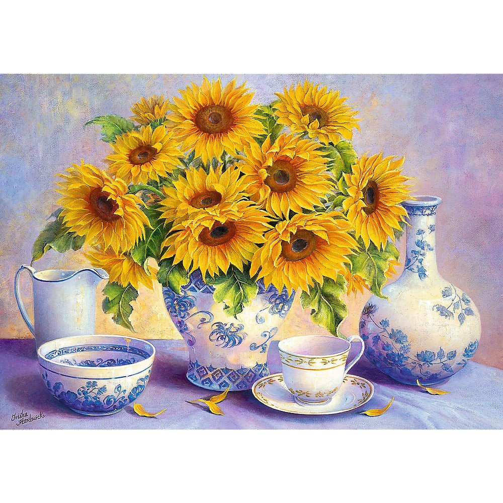 Trefl 500 Piece Jigsaw Puzzle, Sunflowers