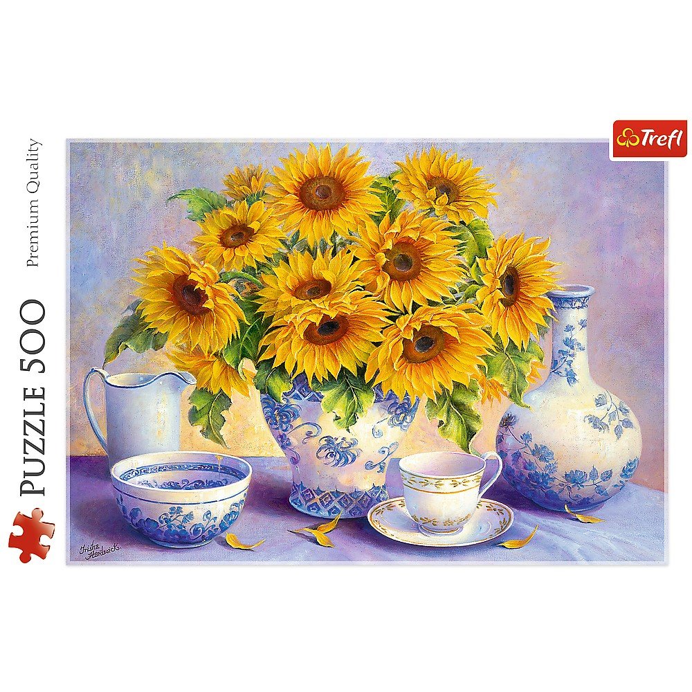 Trefl 500 Piece Jigsaw Puzzle, Sunflowers