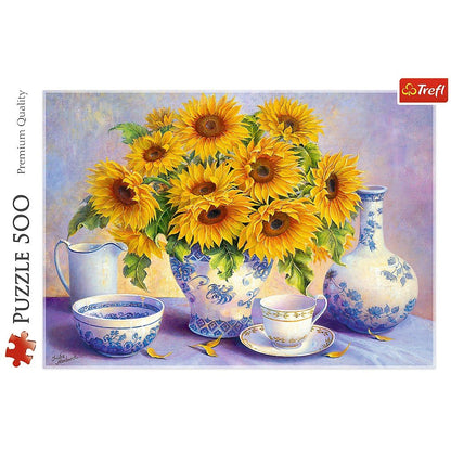 Trefl 500 Piece Jigsaw Puzzle, Sunflowers