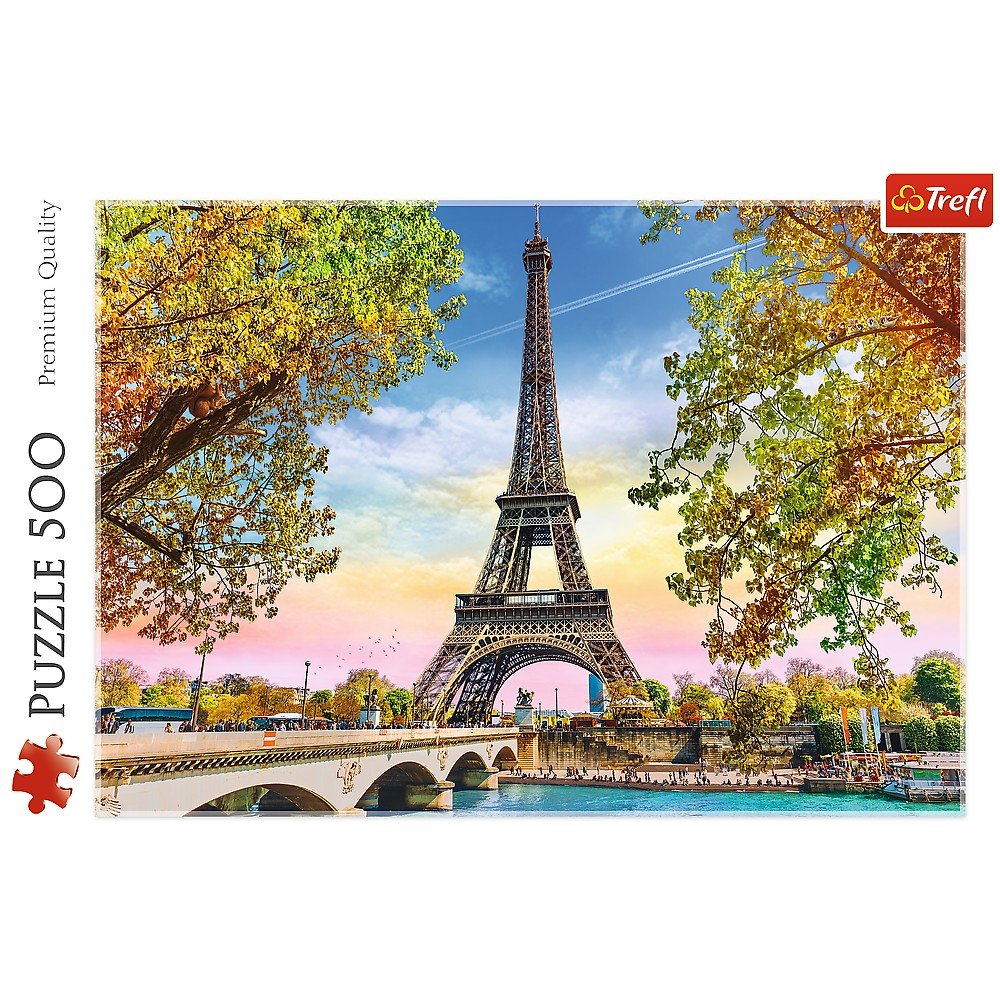 Trefl 500 Piece Jigsaw Puzzle, Romantic Paris