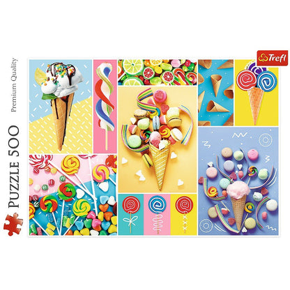 Trefl 500 Piece Jigsaw Puzzle, Favorite Sweets