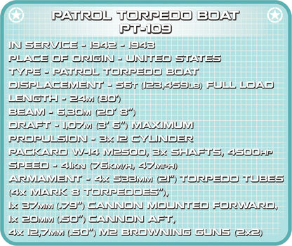 COBI Historical Collection Patrol Torpedo Boat PT-109