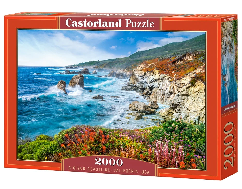 Castorland Big Sur Coastline, California 2000 Piece Jigsaw Puzzle