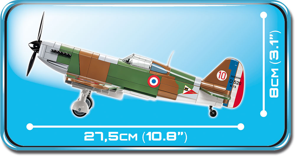 COBI Historical Collection WWII Dewoitine D.520 Aircraft