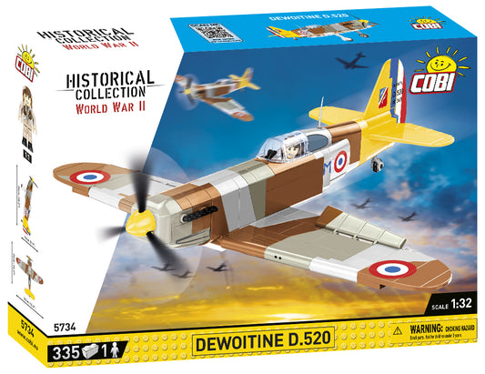 COBI Historical Collection World War II Dewoitine D.520 Plane