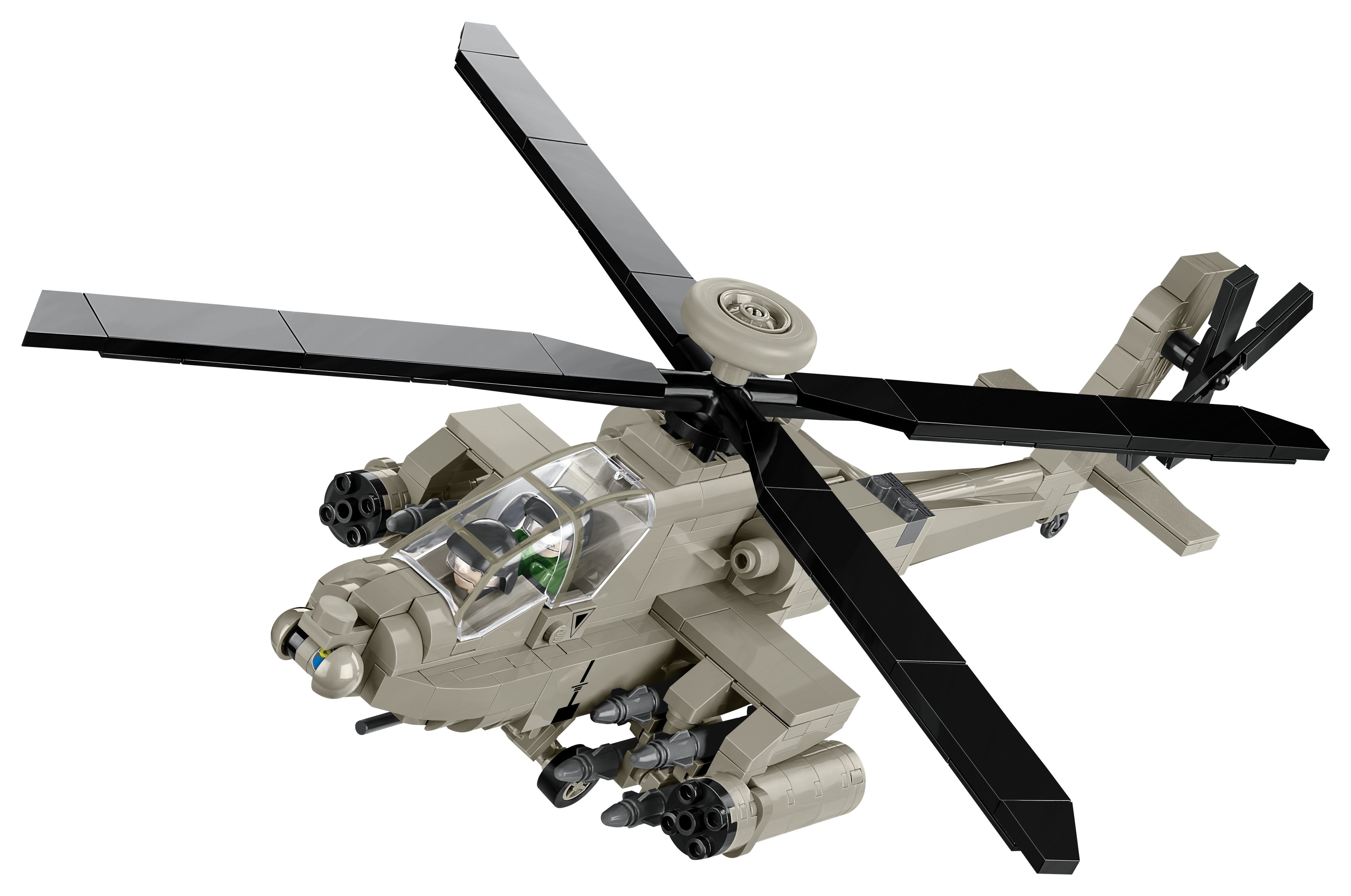 COBI Armed Forces AH-64 Apache Helicopter