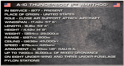 COBI Armed Forces A-10 Thunderbolt II Warthog Plane