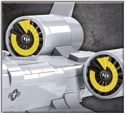 COBI Armed Forces A-10 Thunderbolt II Warthog Plane