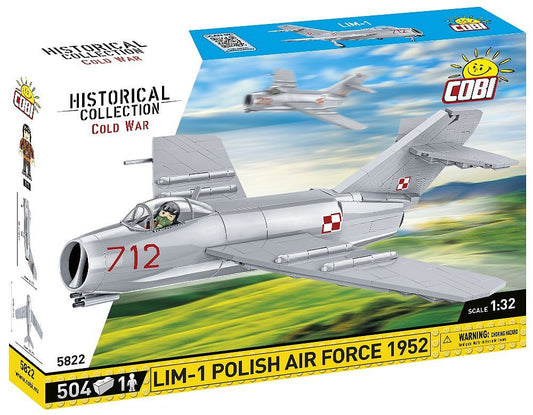 COBI Historical Collection Cold War Lim-1 Polish Air Force 1952 Plane