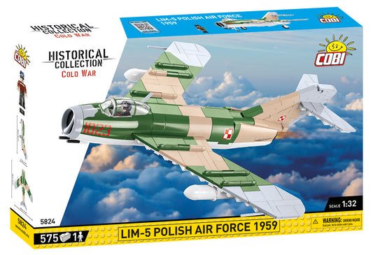 COBI Historical Collection Cold War Lim-5 Polish Air Force 1959 Plane