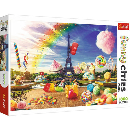 Trefl 1000 Piece Funny Cities Sweet Paris Jigsaw Puzzle