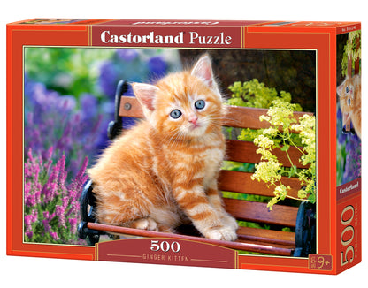 Castorland Ginger Kitten 500 Piece Jigsaw Puzzle