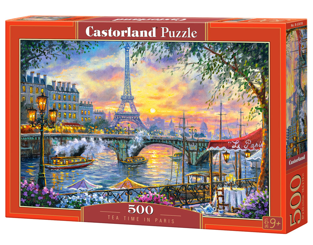 Castorland Tea Time in Paris 500 Piece Jigsaw Puzzle