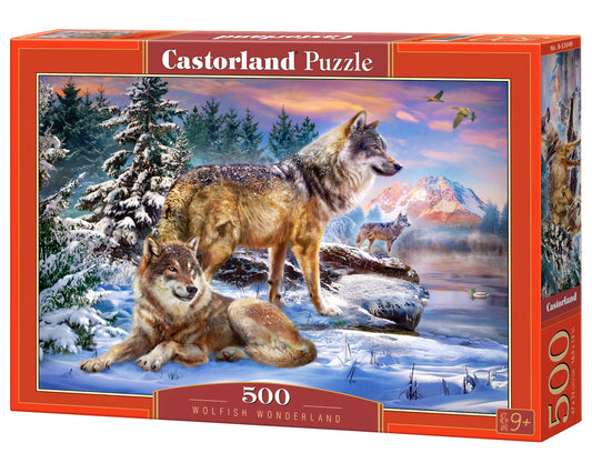 Castorland Wolfish Wonderland 500 Piece Jigsaw Puzzle