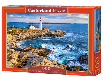 Castorland Sunrise over Cape Elizabeth, USA 500 Piece Jigsaw Puzzle