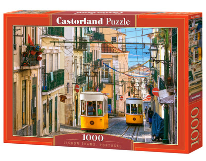 Castorland Lisbon Trams, Portugal 1000 Piece Jigsaw Puzzle