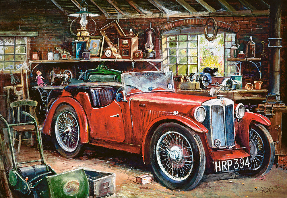 Castorland Vintage Garage 1000 Piece Jigsaw Puzzle