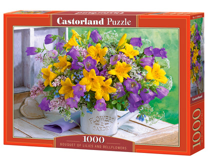 Castorland Bouquet of Lilies and Bellflowers 1000 Piece Jigsaw Puzzle