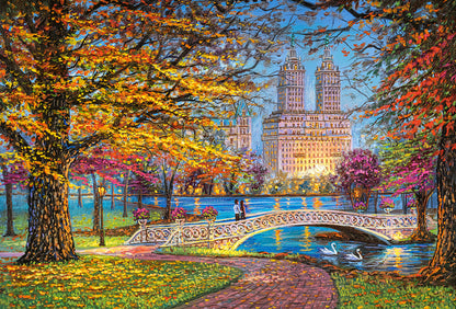 Castorland Autumn Stroll, Central Park 1500 Piece Jigsaw Puzzle