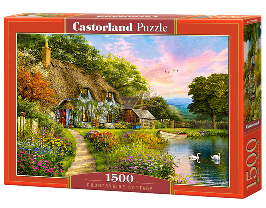 Castorland Countryside Cottage 1500 Piece Jigsaw Puzzle