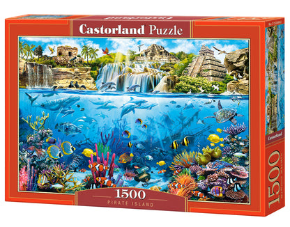 Castorland Pirate Island 1500 Piece Jigsaw Puzzle