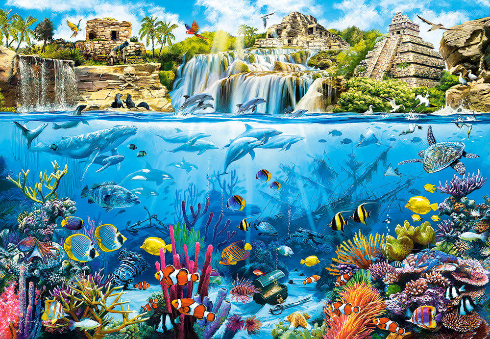 Castorland puzzle 4000 pieces-the Underwater world 