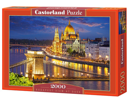 Castorland Budapest View at Dusk 2000 Piece Jigsaw Puzzle